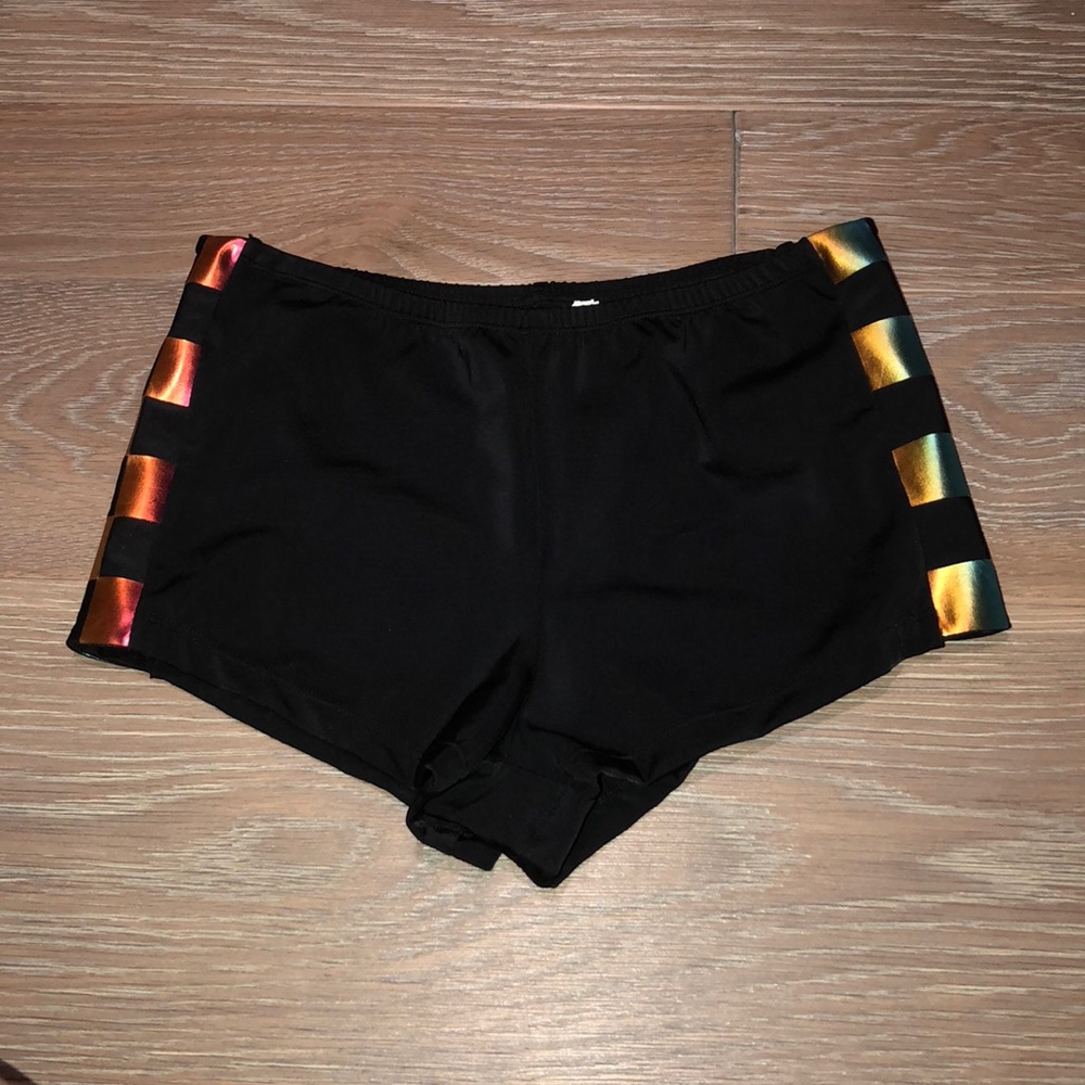 “Cute Mistake” Racer Rave Booty Shorts